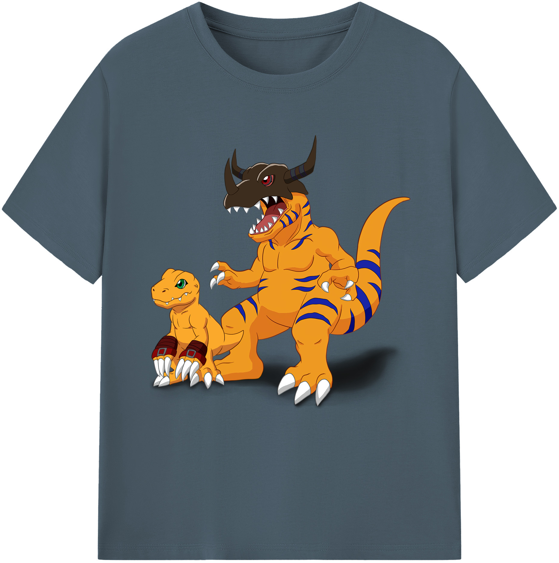 （画像用） Digimon デジタルモンスター/デジモン 綿100％半袖Tシャツ（フロントプリント）